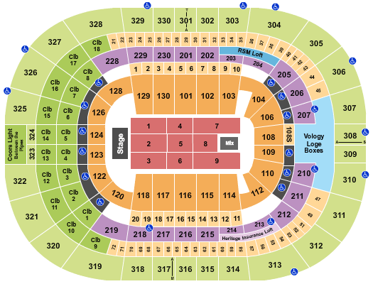 Benchmark International Arena Fleetwood Mac Seating Chart